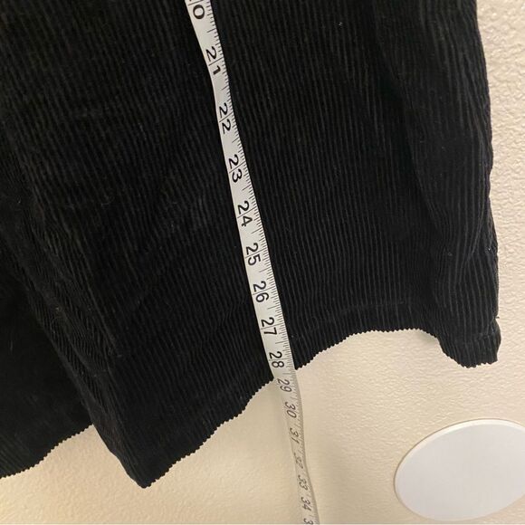 Forever 21 girls black Corduroy Overall dress Jumper romper 13-14 (runs small) - Picture 4 of 7